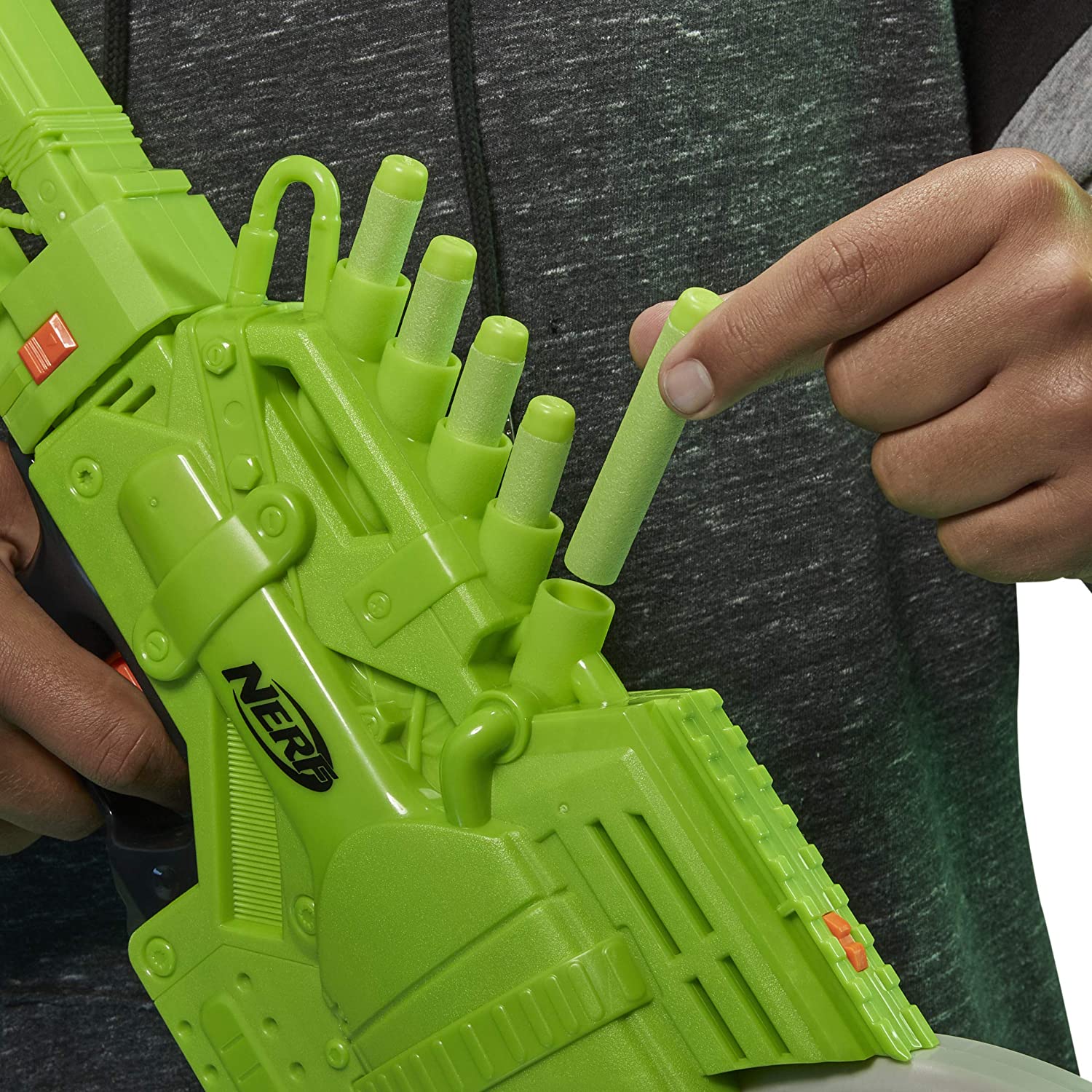 NERF Zombiestrike Ghoulgrinder Blaster - The English Bookshop