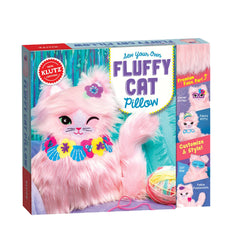 Klutz Sew Your Own Fluffy Cat Pillow Sewing & Craft Kit - Klutz - The English Bookshop