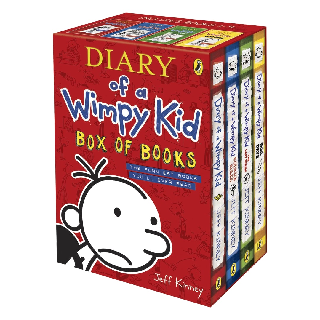 Diary of a Wimpy Kid Box of Books - Jeff Kinney - The English Bookshop