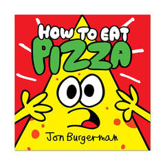 How to Eat Pizza - Jon Burgerman - The English Bookshop