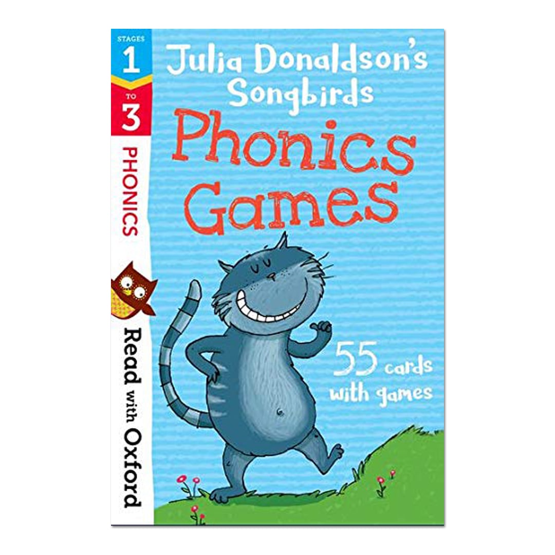 Read with Oxford: Stages 1-3: Julia Donaldson's Songbirds: Phonics Games Flashcards - Julia Donaldson - The English Bookshop