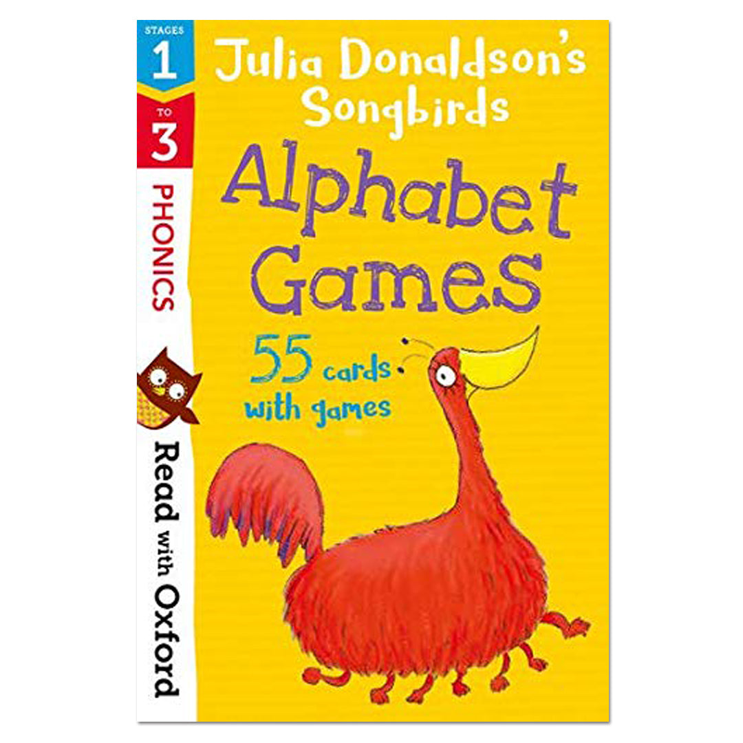 Read with Oxford: Stages 1-3: Julia Donaldson's Songbirds: Alphabet Games Flashcards - Julia Donaldson - The English Bookshop