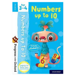 Progress with Oxford: Numbers up to 10 Age 3-4 - Nicola Palin - The English Bookshop