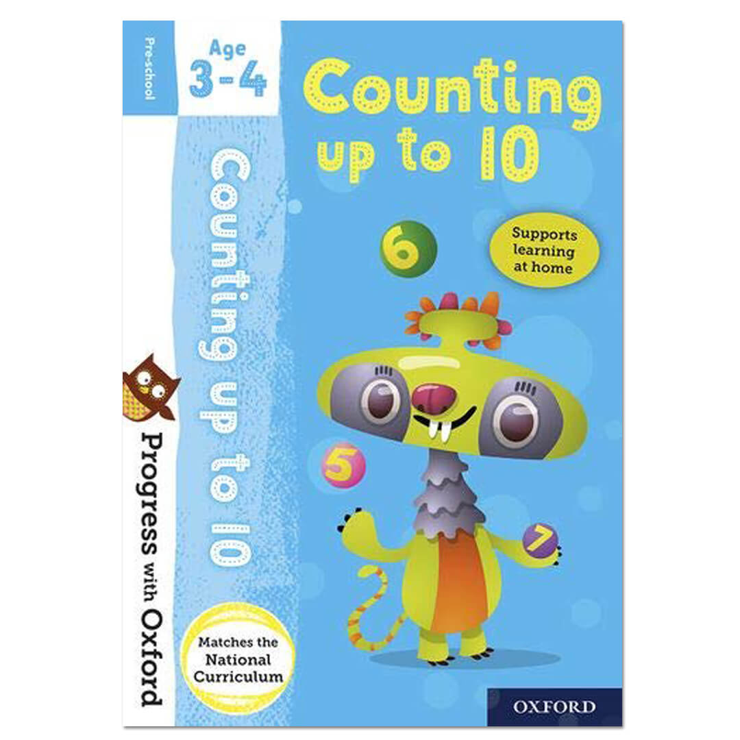 Progress with Oxford: Counting up to 10 Age 3-4 - Nicola Palin - The English Bookshop