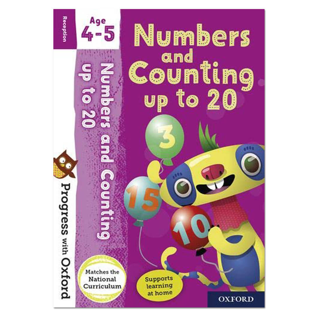 Progress with Oxford: Numbers and Counting up to 20 Age 4-5 - Paul Hodge - The English Bookshop