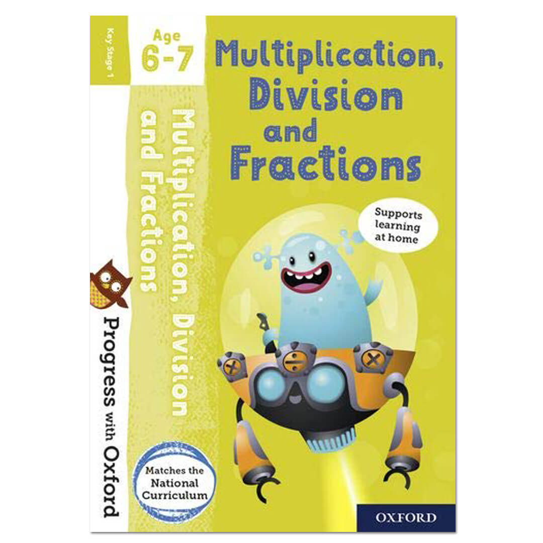 Progress with Oxford: Multiplication, Division and Fractions Age 6-7 - Paul Hodge - The English Bookshop