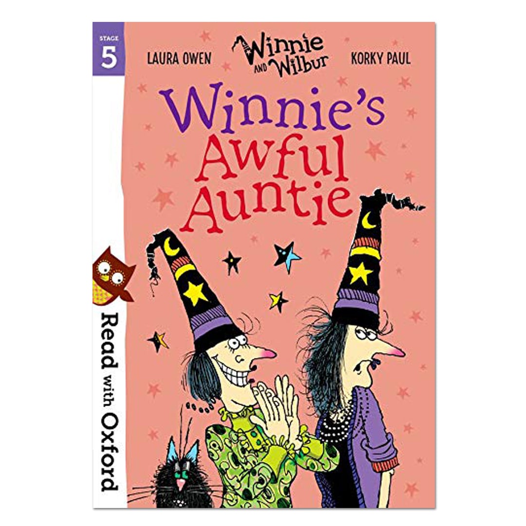 Read with Oxford: Stage 5: Winnie and Wilbur: Winnie's Awful Auntie - Laura Owen - The English Bookshop