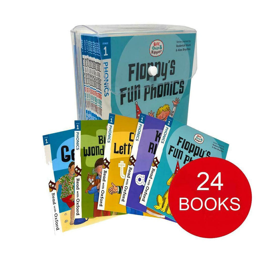 Biff, Chip & Kipper Stage 1 Read with Oxford: 3+: 24 Books