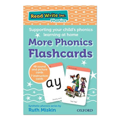 Read Write Inc. Phonics: More Phonics Flashcards - Ruth Miskin - The English Bookshop