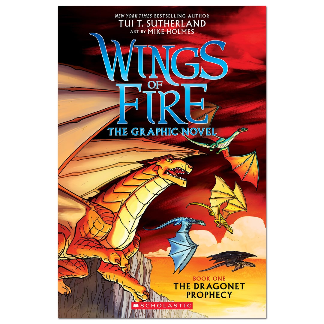 A Graphix Book: Wings of Fire Graphic Novel #1: The Dragonet Prophecy, Volume 1 - T Tui Sutherland - The English Bookshop