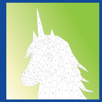 Paint by Sticker Kids: Unicorns & Magic: Create 10 Pictures One Sticker at a Time! Includes Glitter Stickers - The English Bookshop