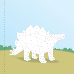 Paint by Sticker Kids: Dinosaurs: Create 10 Pictures One Sticker at a Time! - The English Bookshop