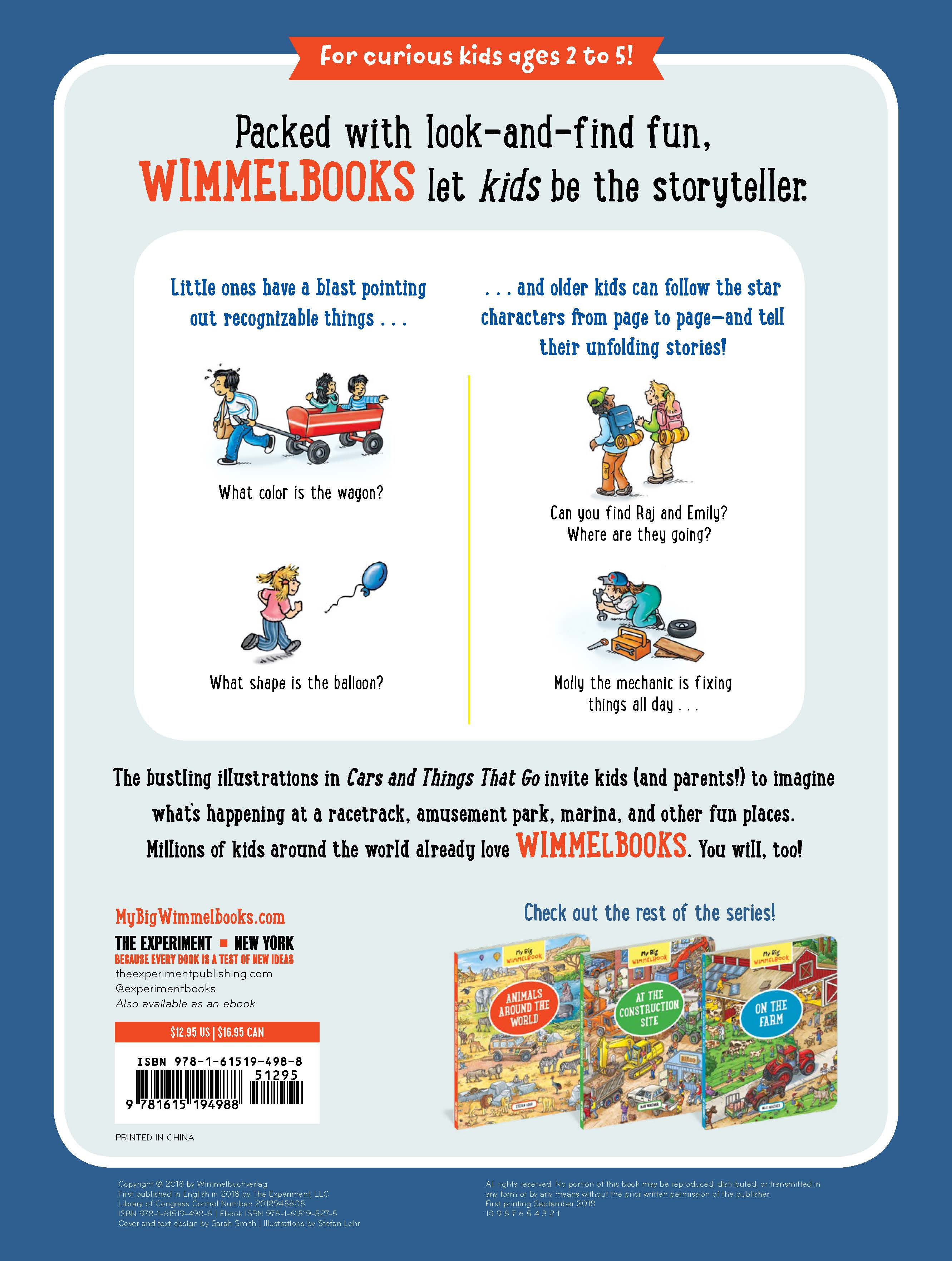 My Big Wimmelbook-Cars and Things That Go - Stefan Lohr - The English Bookshop