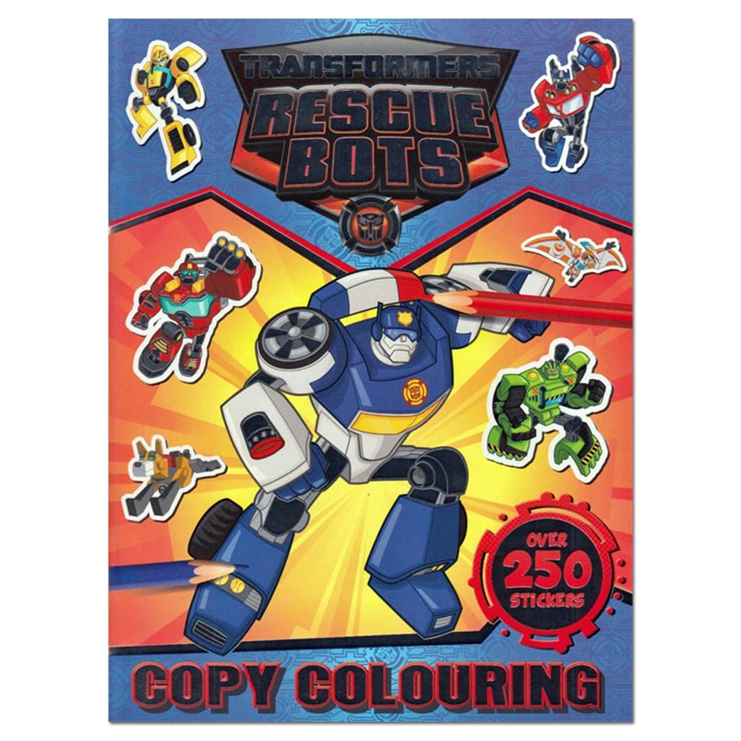 Copy Colouring Rescue Bots - Bonnier Books Ltd - The English Bookshop