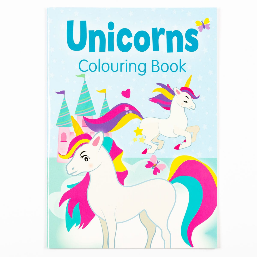 Unicorns Colouring Book (Blue) - The English Bookshop Kuwait