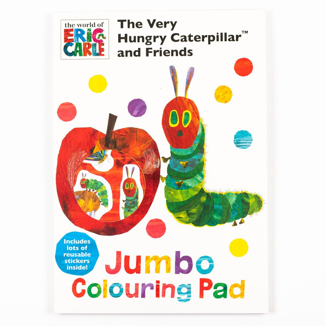 The Very Hungry Caterpillar Jumbo Colouring Pad - The English Bookshop Kuwait