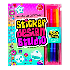 Klutz Sticker Design Studio: Create Your Own Custom Stickers Craft Kit - The English Bookshop Kuwait