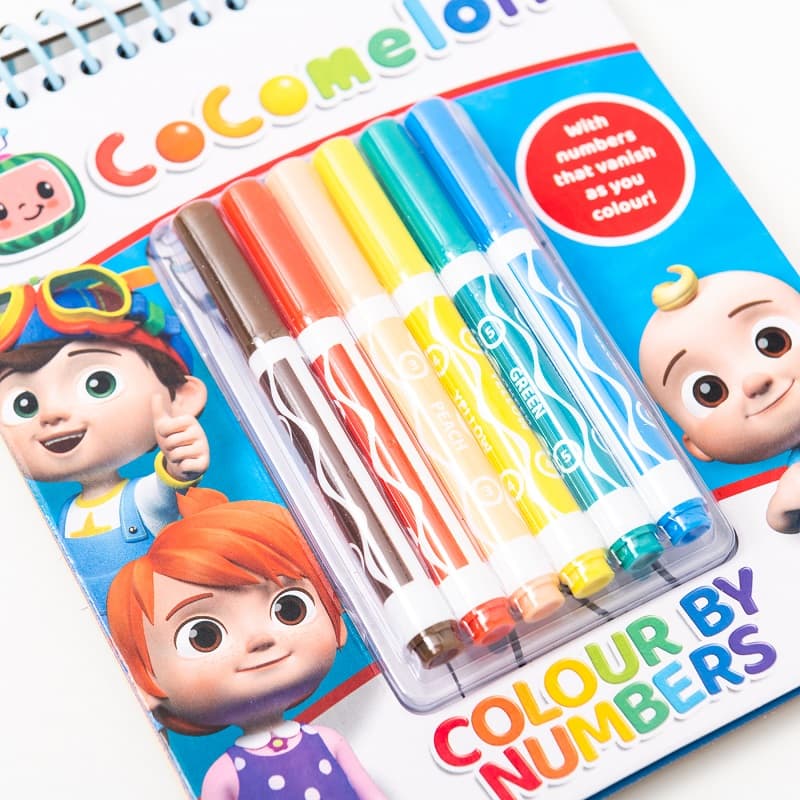 Cocomelon Colour By Numbers Set - The English Bookshop Kuwait