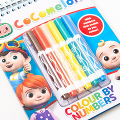 Cocomelon Colour By Numbers Set - The English Bookshop Kuwait