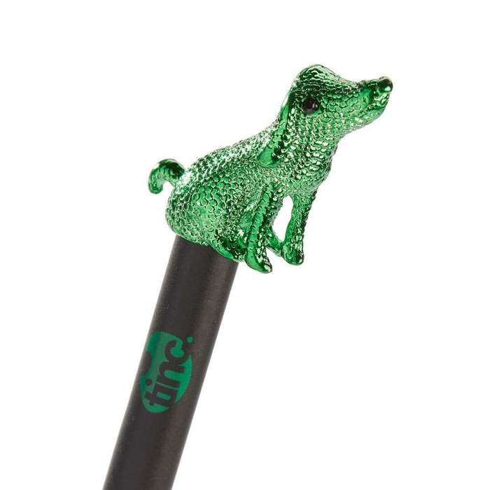 Green Dog Topper Pencil - The English Bookshop
