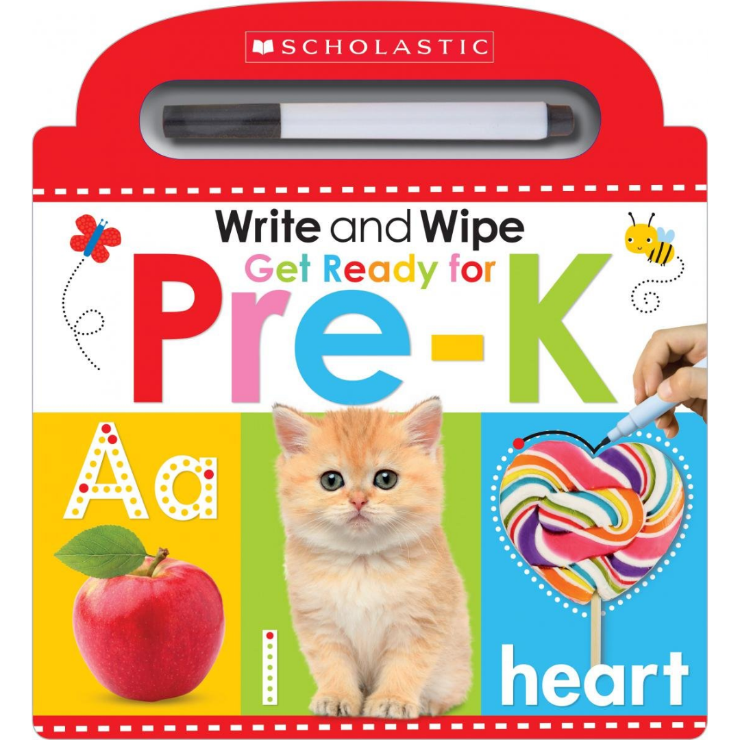 Write and Wipe Get Ready for Pre-K: Scholastic Early Learners (Write and Wipe) - The English Bookshop
