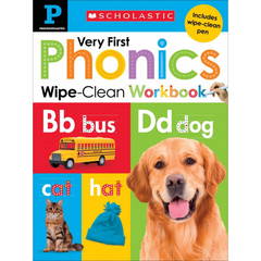 Very First Phonics Pre-K Wipe-Clean Workbook: Scholastic Early Learners (Wipe-Clean Workbook) - The English Bookshop