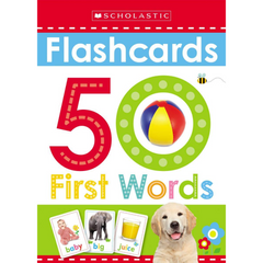 50 First Words Flashcards: Scholastic Early Learners (Flashcards) - The English Bookshop