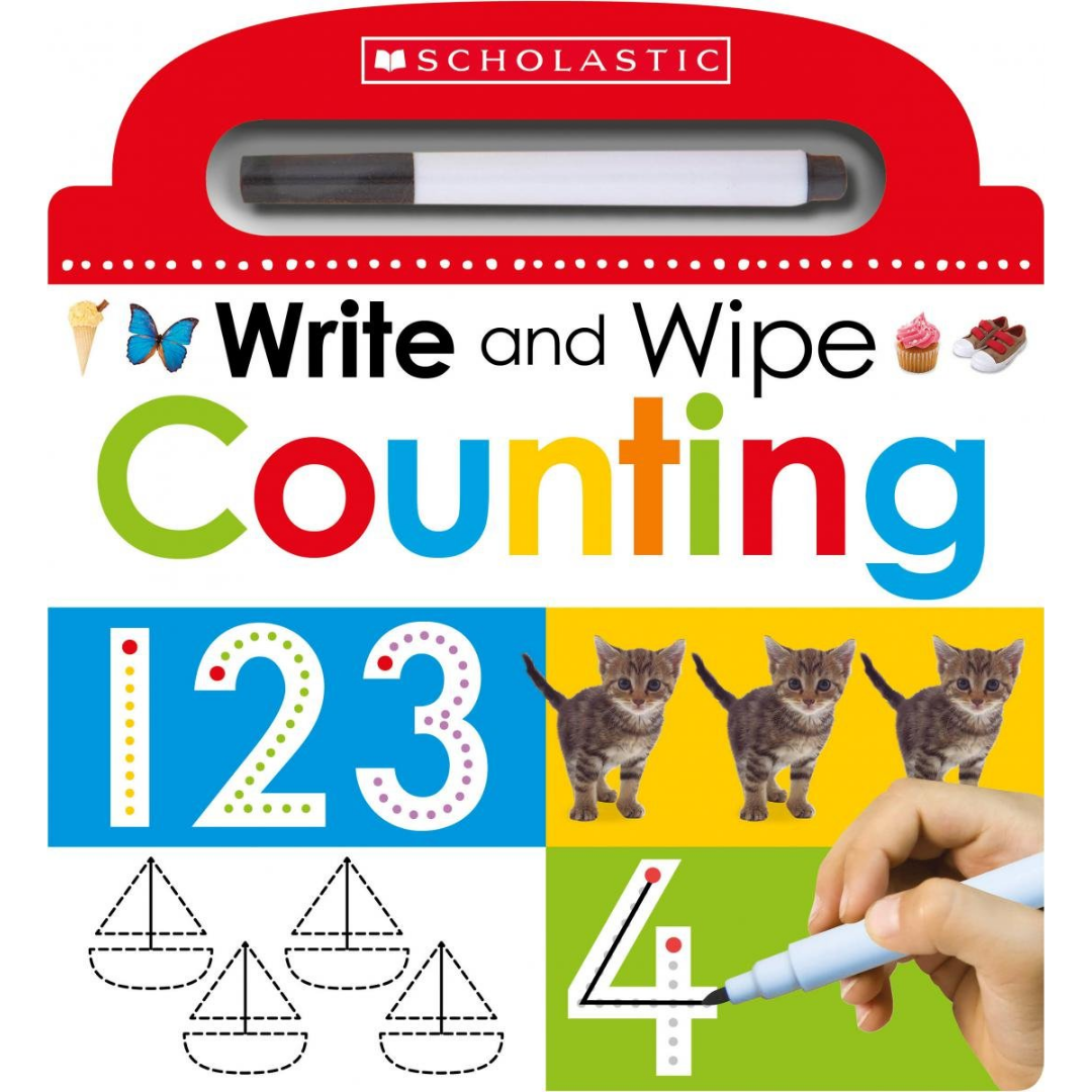 Write and Wipe Counting (Scholastic Early Learners) - The English Bookshop