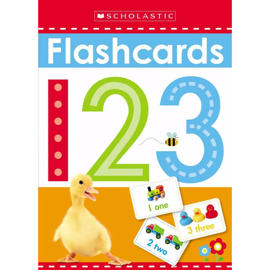 123 Flashcards: Scholastic Early Learners (Flashcards) - The English Bookshop