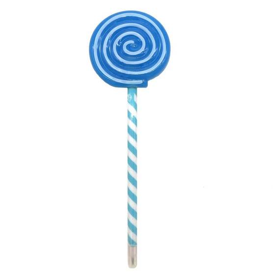 Light Up Lollipop Pen - Blue - The English Bookshop