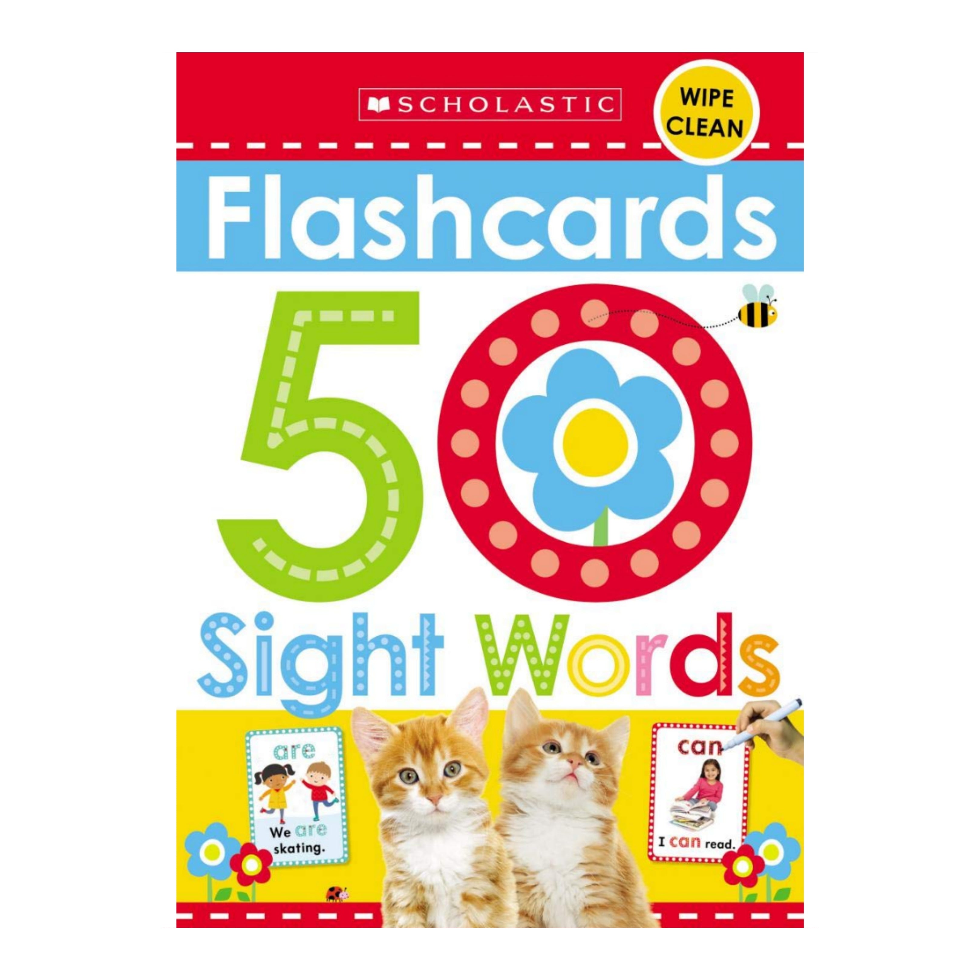 50 Sight Words Flashcards: Scholastic Early Learners (Flashcards) - The English Bookshop