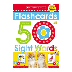 50 Sight Words Flashcards: Scholastic Early Learners (Flashcards) - The English Bookshop