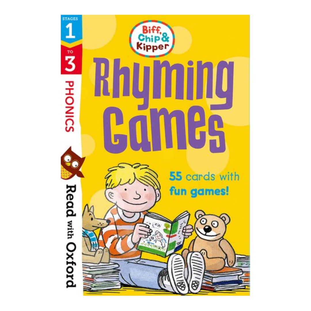 Read with Oxford: Stages 1-3: Biff, Chip and Kipper: Rhyming Games Flashcards - The English Bookshop
