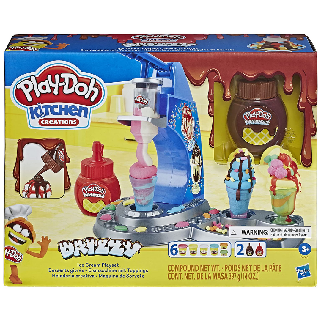 Play-Doh Drizzy Ice Cream Playset - The English Bookshop Kuwait