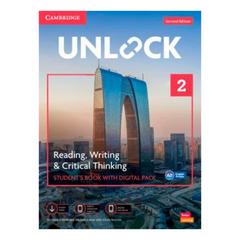 Unlock Level 2 Reading, Writing and Critical Thinking Student's Book with Digital Pack - The English Bookshop Kuwait