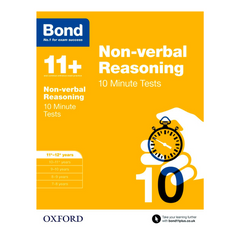 Bond 11+: Non-verbal Reasoning: 10 Minute Tests: 11 - 12 Years - The English Bookshop Kuwait