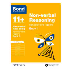 Bond 11+: Non-verbal Reasoning: Assessment Papers: 11-12 Years Book 1 - The English Bookshop Kuwait