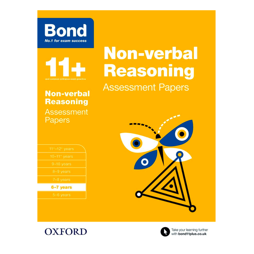 Bond 11+: Non-verbal Reasoning: Assessment Papers: 6-7 Years - The English Bookshop Kuwait