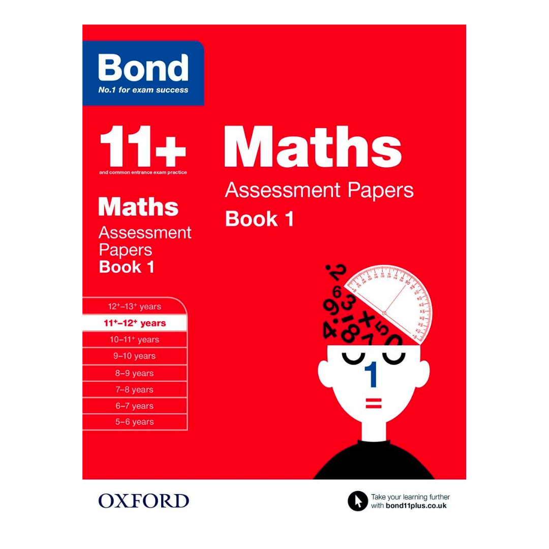 Bond 11+: Maths: Assessment Papers: 11-12 Years Book 1 - The English Bookshop Kuwait