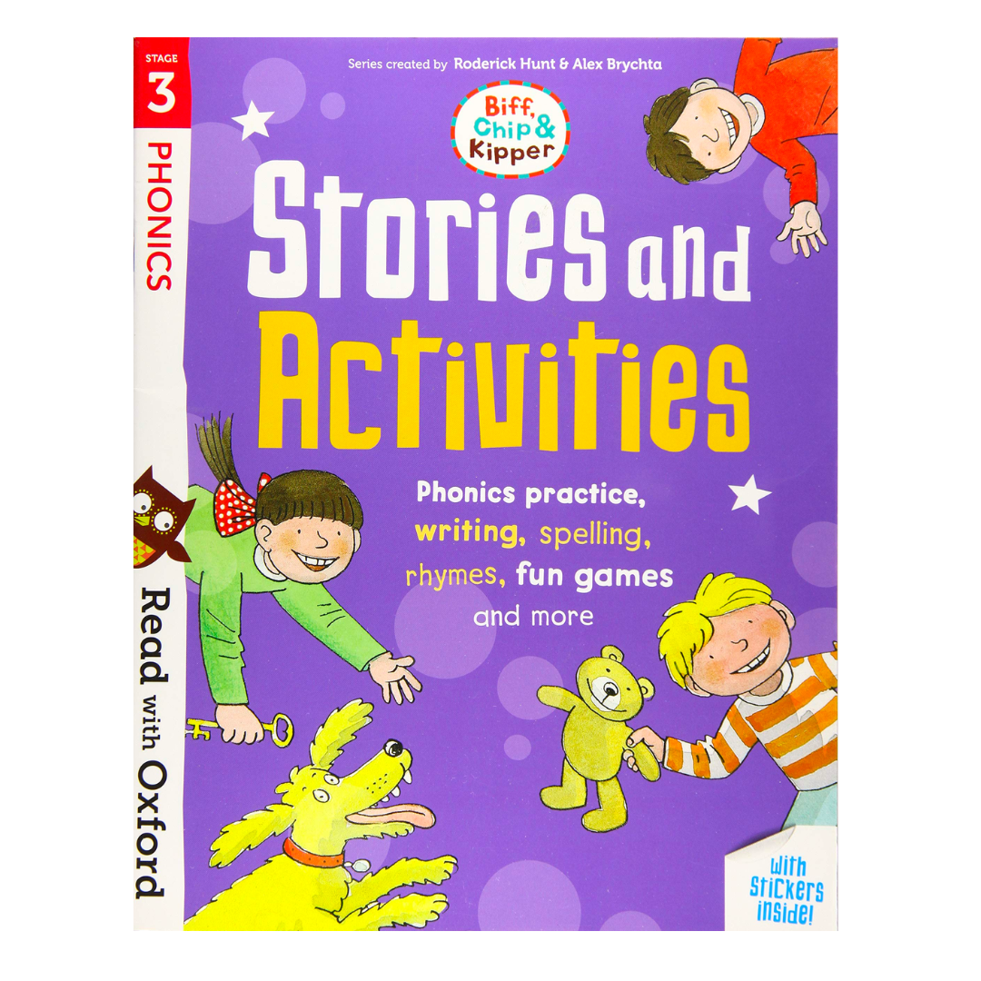 Read with Oxford: Stage 3: Biff, Chip and Kipper: Stories and Activities: Phonic practice, writing, spelling, rhymes, fun games and more - The English Bookshop Kuwait