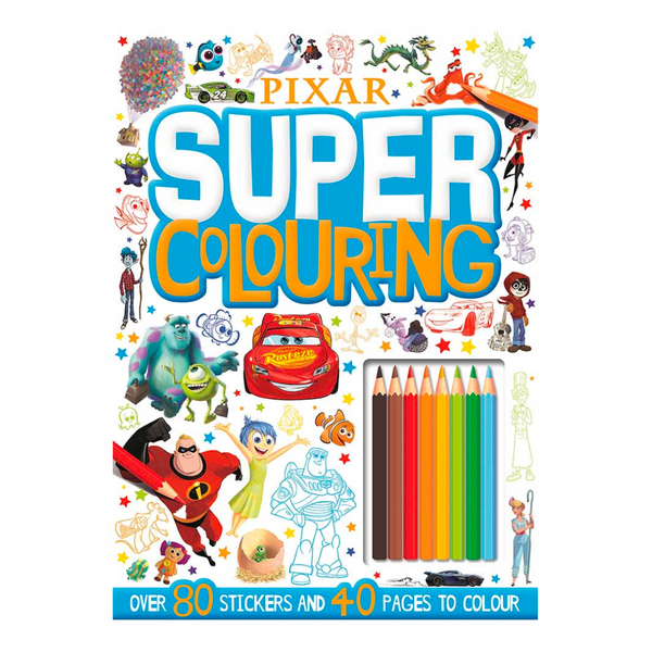 Disney Pixar Mixed: Super Colouring – The English Bookshop