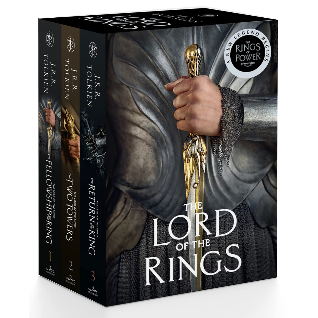 The Lord of the Rings Boxed Set: The inspiration for the upcoming original series on Prime Video, The Lord of the Rings: The Rings of Power - The English Bookshop Kuwait