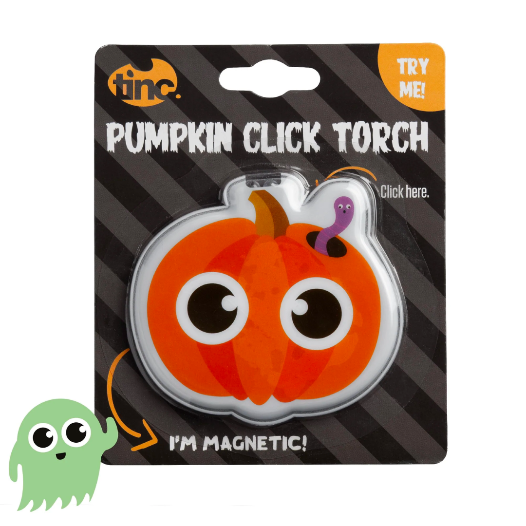 Halloween Pumpkin Click Torch - Orange - The English Bookshop Kuwait