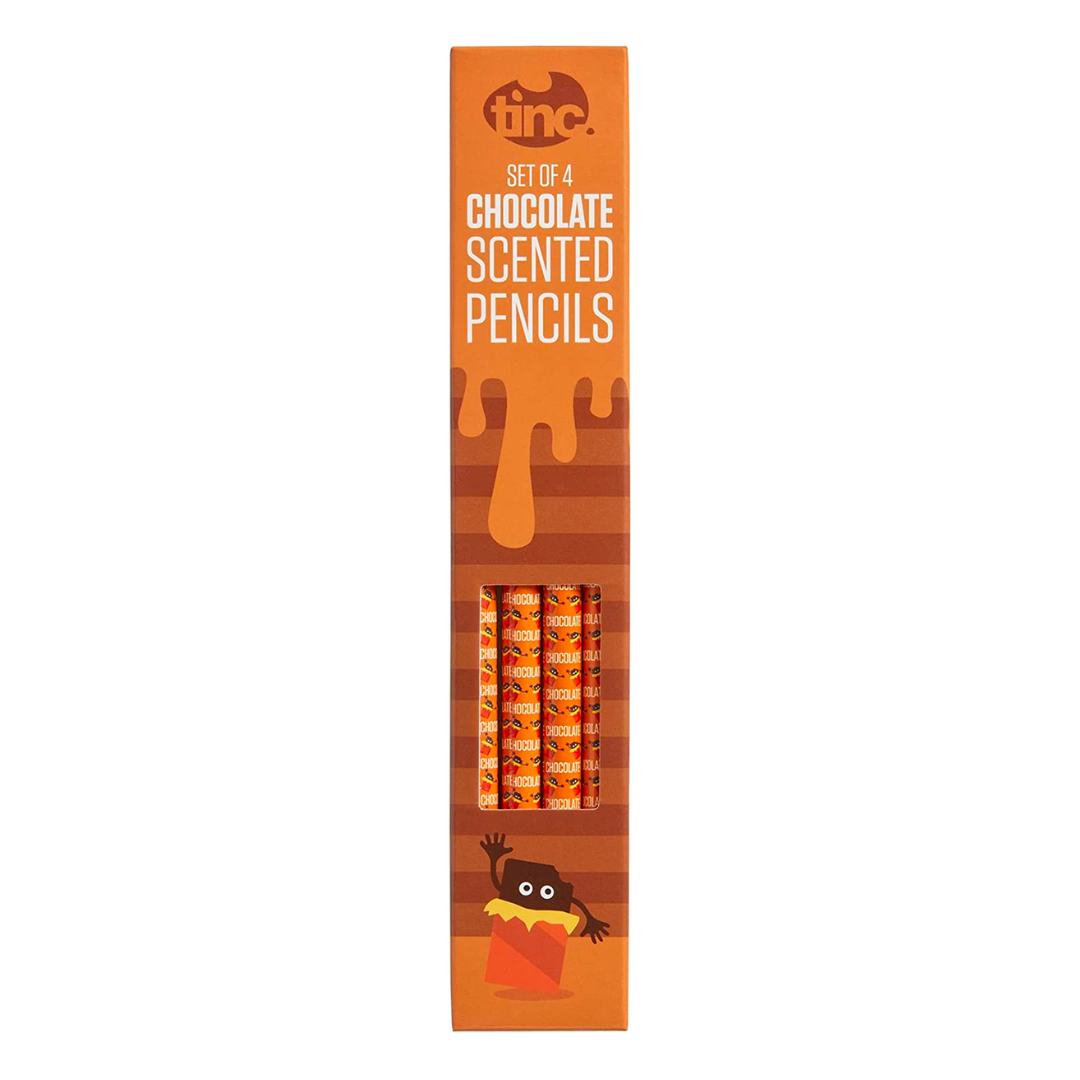 Set of 4 Chocolate Scented Pencils - The English Bookshop Kuwait