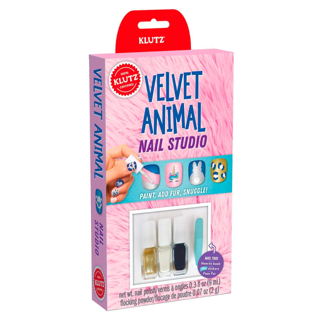 Klutz Velvet Animal Nail Studio Craft Kit - The English Bookshop Kuwait