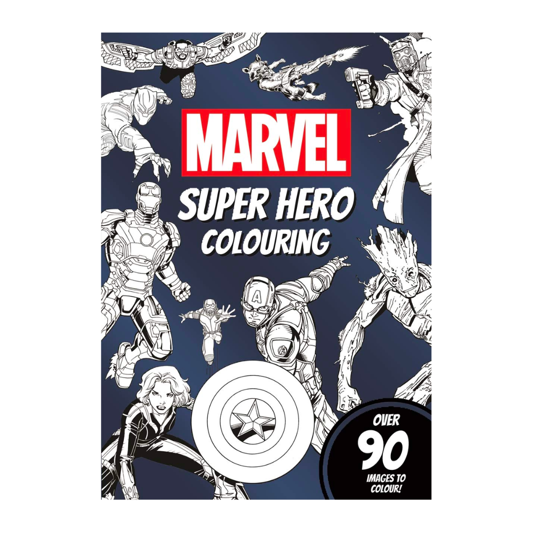 Marvel Super Hero Colouring - The English Bookshop Kuwait