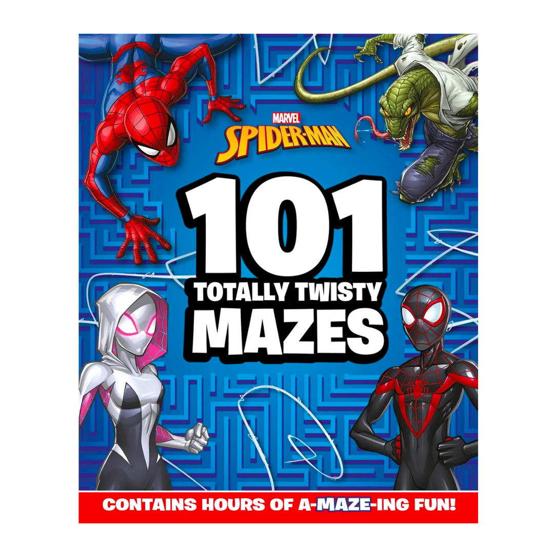 Marvel Spider-Man: 101 Totally Twisty Mazes - The English Bookshop Kuwait