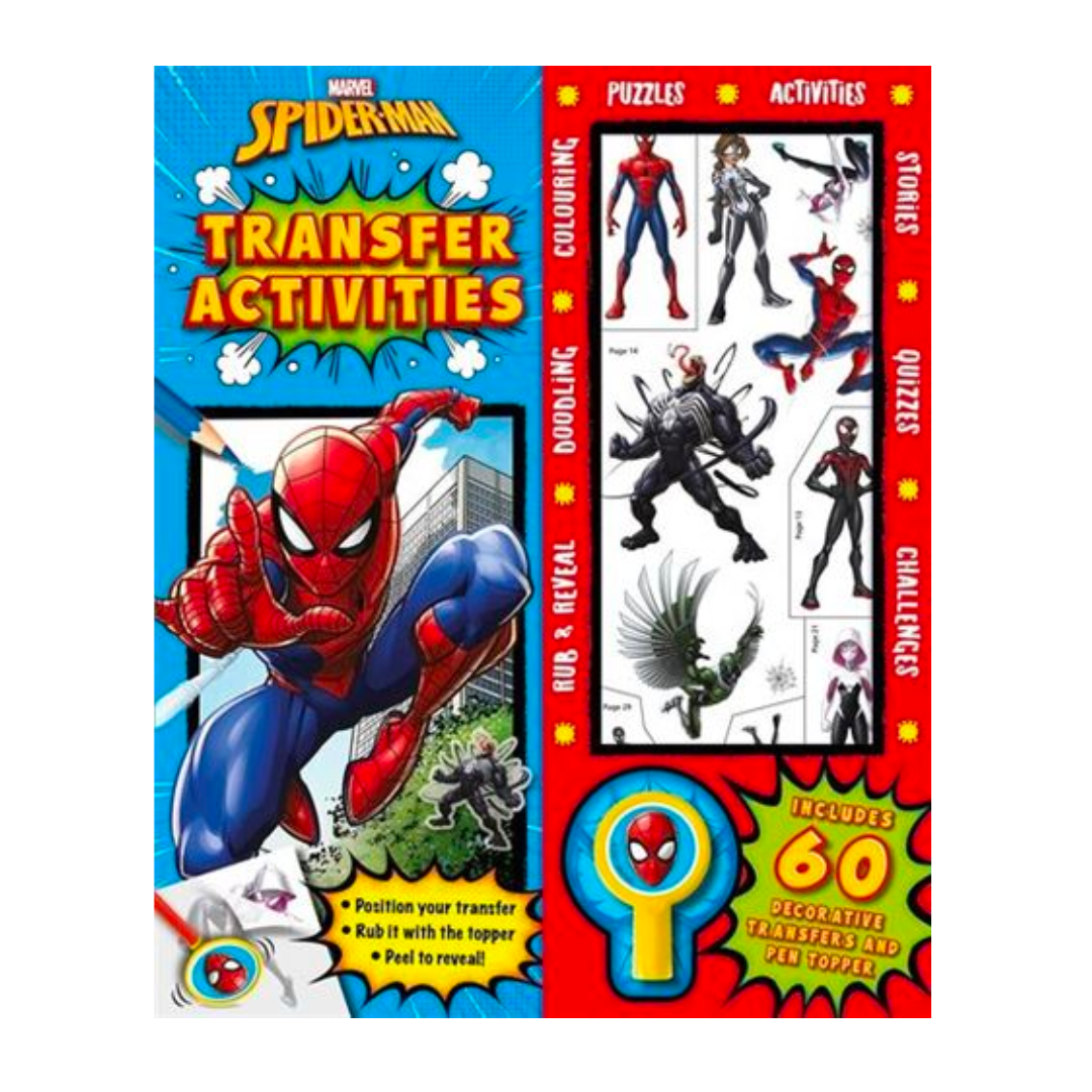 Marvel Spider-Man: Transfer Activities - The English Bookshop Kuwait