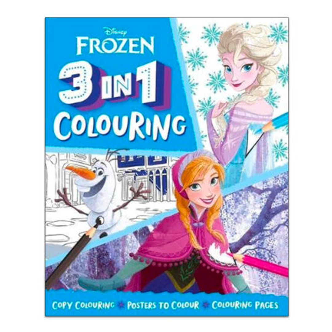 Disney Frozen: 3-in-1 Colouring - The English Bookshop Kuwait