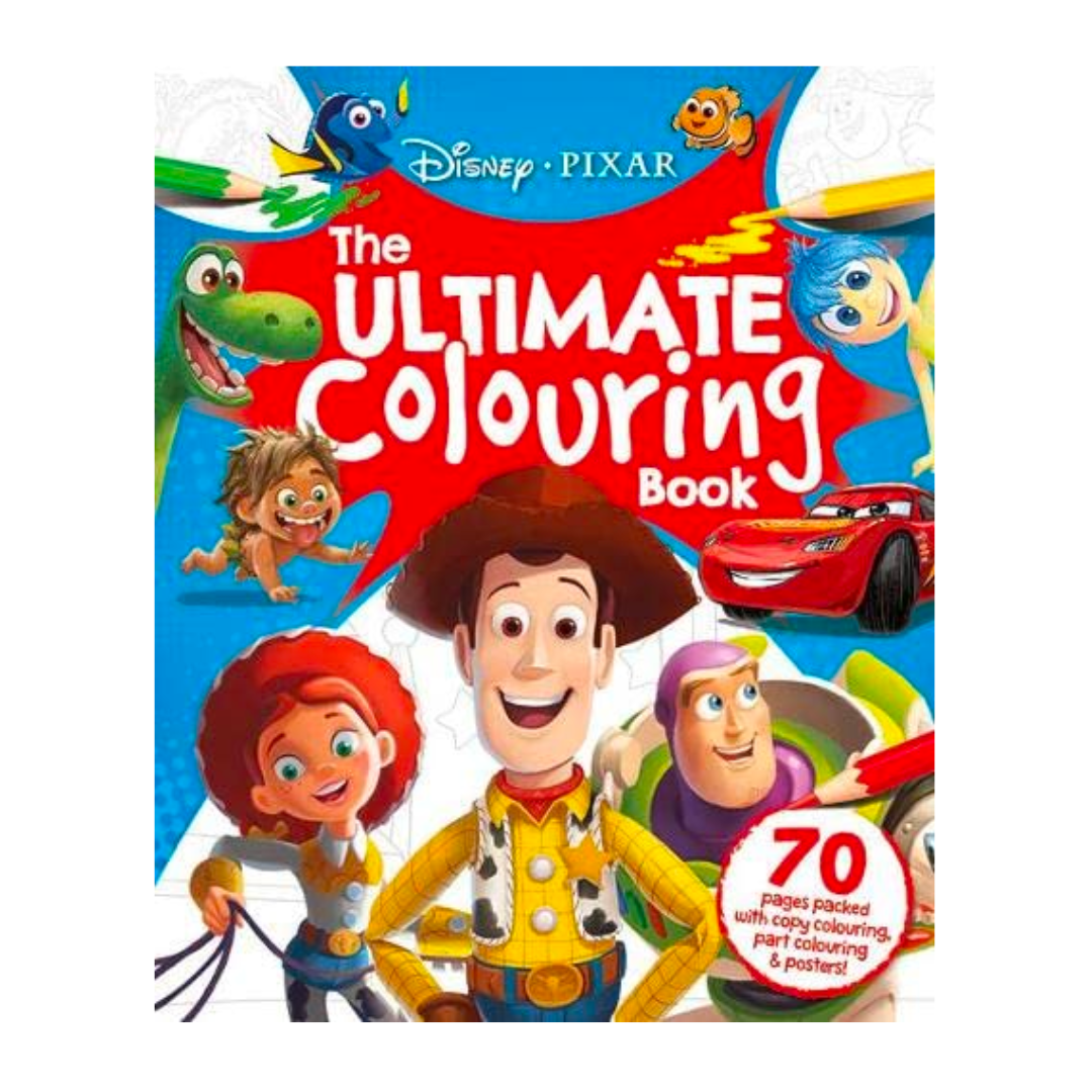 Disney Pixar Mixed: The Ultimate Colouring Book - The English Bookshop Kuwait